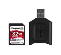 Kingston MLPR2/32 GB Schede SD e Lettori Media, 32 GB SDHC React Plus SDR2 e MLP Lettore di Schede SD