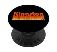 Kingston, New York Retro anni '80 PopSockets PopGrip Adesivo