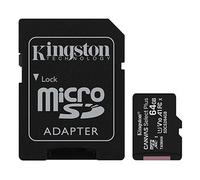 Kingston scheda di memoria Canvas Select Plus, 64GB, micro SDXC, SDCS2/64GB, UHS-I U1 (Class 10), con adattatore, A1