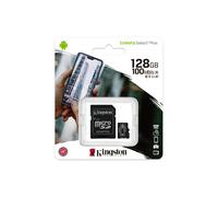 Kingston Technology Canvas Select Scheda micSDXC Plus 100R A1 C10 da 128GB + adattatore