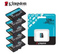 Kingston Scheda Micro SD 64 GB 128 GB 256 GB 512 GB Canvas Go Plus Scheda di memoria V30 U3 Scheda Flash Leggi fino a 200 MB/s Scheda TF per il telefono