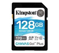 KINGSTON - Scheda SDXC Canvas Go! Plus 128 GB UHS-I di Classe 10 Velocit 170 MB / s in lettura