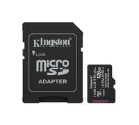 Kingston SD MicroSD 128GB SDHC Classe 10 UHS-I Nero C10 A1 pSLC + Adattatore SD