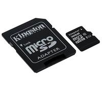 Kingston SDC10G2/32GB Scheda MicroSD da 32 GB, Classe 10, UHS-I, 45 MB/s, con Adattatore SD, Nero