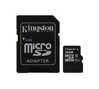 KINGSTON - MicroSDHC da 16GB UHS-I IT Class 10 + Adattatore - SPEDIZIONE GRATUITA