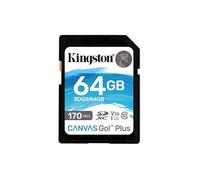 Kingston Technology Canvas Go! Plus Scheda SDXC Canvas Go Plus 170R C10 UHS-I U3 V30 da 64GB