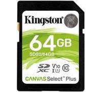 Kingston SDS2/64GB, 64Gb 100Mbps SD Memory Card