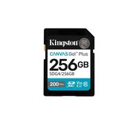 scheda sdxc u3 e v30 kingston 256gb sdg4/256gb scheda di memoria canvas go sd,uhs-i velocità di trasferimento fino a 200mb/s