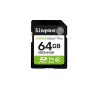 Kingston Canvas Select Plus Scheda di memoria SD 64GB SDXC Gen3 100MB/s C10 UHS-I U1 V10 - SDS3/64GB