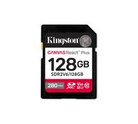 Kingston Technology 128GB Canvas React Plus SDXC UHS-II 280R/100W U3 V