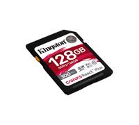 Kingston Technology 128GB Canvas React Plus SDXC UHS-II 300R/260W U3 V90 for Full HD/4K/8K (KTC 128GB SDXC CanvasReactPlus)