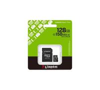 Kingston Canvas Select Plus Scheda di memoria microSD 128GB microSDXC Gen3 150MB/s A1 Adattatore SD incluso - SDCS3/128GB