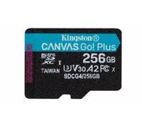 Kingston Technology 256 GB microSDXC Canvas Go Plus Gen4 200R A2 U3 Confezione s