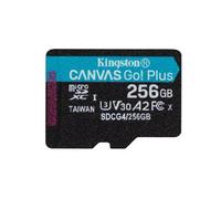 Kingston Technology 256 GB microSDXC Canvas Go Plus Gen4 200R A2 U3 Confezione singola senza ADP - Nouvo