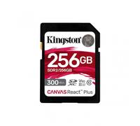 Kingston Technology 256GB Canvas React Plus SDXC UHS-II 300R/260W U3 V90 for Full HD/4K/8K