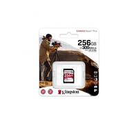 Kingston Technology 256GB Canvas React Plus SDXC UHS-II 300R/260W U3 V90 for Full HD/4K/8K (KTC 256GB SDXC CanvasReactPlus)