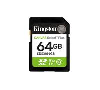 Kingston Technology 64GB SDXC Canvas Select Plus Gen3 100MB/s C10 UHS-I U1 V10