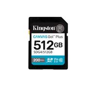 Kingston Canvas Go Plus SDXC Scheda Di Memoria Gen4 200MB/s C10 UHS-I U3 V30 512GB-SDG4/512GB