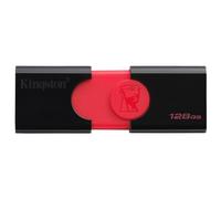 Kingston Chiavetta USB DataTraveler 106 DT106/128GB 128 GB USB 3.0 Tipo A Rosso/Nero