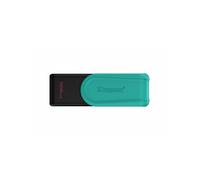 Kingston DataTraveler Exodia S Drive Flash USB - 128GB - USB 3.2 Gen 1 - USB Type A - Nero/Turchese - DTXS/128GB