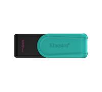 Kingston DataTraveler Exodia S Drive Flash USB - 128GB - USB 3.2 Gen 1 - USB Type A - Nero/Turchese - DTXS/128GB