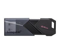 Kingston Technology DataTraveler 64GB Portable USB 3.2 Gen 1 Exodia Onyx