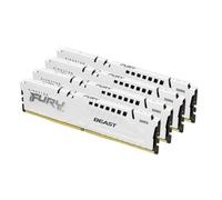 Kingston Technology FURY 128 GB 5200 MT/s DDR5 CL40 DIMM (Kit da 4) Beast White XMP