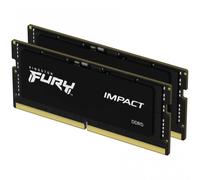 Kingston FURY Impact XMP 32GB 6000MT/s DDR5 CL38 SODIMM Memoria Gaming per Laptop Kit da 2 - KF560S38IBK2-32