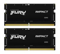 Kingston FURY Impact XMP 32GB 6000MT/s DDR5 CL38 SODIMM Memoria Gaming per Laptop Kit da 2 - KF560S38IBK2-32