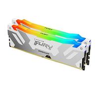 Kingston Technology FURY 32GB 6400MT/s DDR5 CL32 DIMM (Kit da 2) Renegade RGB Bianco XMP