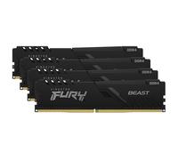 Kingston Technology FURY Beast 32GB 3600MT/s DDR4 CL17 DIMM (Kit da 4) Black