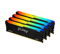 Kingston Technology FURY Beast 32GB 3600MT/s DDR4 CL17 DIMM (Kit da 4) RGB