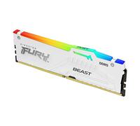 RAM Kingston FURY FURY Beast RGB 32 GB (1 x 32) DDR5 5600 Mhz Bianco INTEL XMP