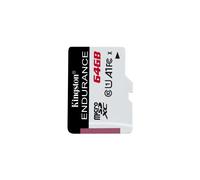Kingston Technology High Endurance 64 GB MicroSD UHS-I Classe 10 (64GBMICROSDXC ENDURANCE 95R/30W - C10 A1 UHS-I CARD ONLY)