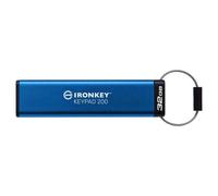 Kingston Technology IronKey Keypad 200 unità flash USB 32 GB USB tipo A 3.2 Gen 1 (3.1 Gen 1) Blu