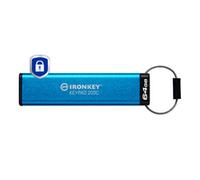 Kingston IronKey Keypad 200C Drive flash Type-C USB, crittografia hardware Certificazione FIPS 140-2 di Livello 3 (in fase di approvazione) con crittografia hardware XTS-AES a 256-bit - IKKP200C/64GB