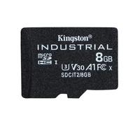 Kingston Technology Scheda microSDHC Industriale 8GB C10 A1 pSLC Confezione Singola senza Adattatore (8GB microSDHC Industrial C10 - A1 pSLC Card Single Pack w/o - Adapter - Warranty: 12M)