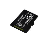 Kingston Technology Scheda micSDXC Canvas Select Plus 100R A1 C10 da 512GB confezione singola senza adattatore (KTC 512GB Canva