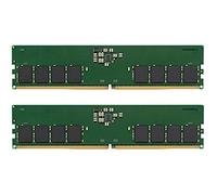 Kingston ValueRAM 16GB (2x8GB) Kit da 2 4800MT/s DDR5 Non-ECC CL40 DIMM 1Rx16 KVR48U40BS6K2-16 Memoria Desktop, Verde