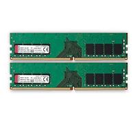 Kingston Valueram Memoria Ram da 16 Gb 2 x 8 Gb, Ddr4, 2400 Mhz, Nero