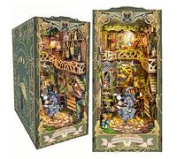 KingStora Kit fai da te per angolo libro, fermalibri a LED magico, controllo touch, illuminazione a LED ambientale, decorazione creativa e versatile per la casa (Green Fairyland)