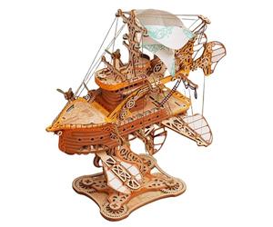 KingStora Vintage Steampunk DIY Mechanical Model Kit - Fantasy Airship - Un must per gli appassionati di meccanica di tutto il mondo in 80 giorni