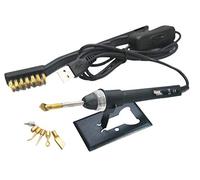 KINGTOOL Kit di strumenti per stampante 3D, strumento di finitura per stampa/modifica 3D, ago per la pulizia, scarper, coltello per la pulizia, coltello trinciante e cavo di alimentazione USB (nero)