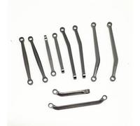 KingVal Set completo di collegamenti di sospensione in lega di alluminio di ricambio per sterzo compatibili con Axial SCX30 Chevrolet K10 Ford Bronco Jeep Wrangler JLU RC Car