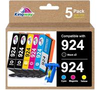 KINGWAY 924 cartucce multipack 924e compatibili con HP 924 cartucce per HP Officejet Pro 8132e Officejet Pro 8120e 8122e 9120e 9730e 8124e 8130e