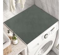 KingYH 60 x 60 cm Tappetino Superiore per Lavatrice Grigio scuro Tappetino Protezione Superiore per Lavatrice Tappetino Antiscivolo per Lavatrice per lavatrice Asciugatrice Bagno Cucina