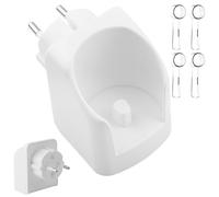 KingYH Caricatore da Muro per Spazzolini Elettrici e 4 Coperture per Spazzolini Oral-B Braun Caricatore da Muro Wireless per Presa EU per Oral-B Pro Vitality Genius X iO3 iO4 iO5 iO6