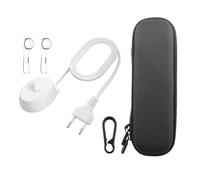KingYH Custodia da Viaggio per Spazzolino Elettrico Spazzolino Elettrico Caricabatterie e 2 Spazzolini Cappuccio Protettivo per Braun Oral B 3757 modello Pro 3000 3500 3900 iO4 iO6