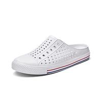 KINHA Sandali Uomo Buco Scarpe Crocks Scarpe Zoccoli In Gomma Per Gli Uomini Donne Bianco Coppia Scarpa Estate Beach Pantofole Cholas Hombre