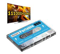 Kinhank Disco rigido esterno portatile da 500 G, giochi integrati per oltre 111000 giochi, sistema di gioco Batocera 33, per laptop/PC/Windows/, (senza gamepad)